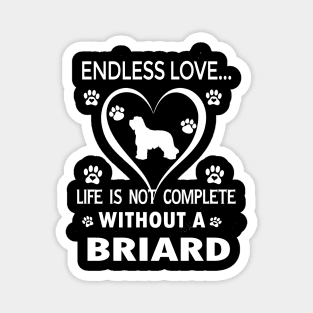 Briard Lovers Magnet