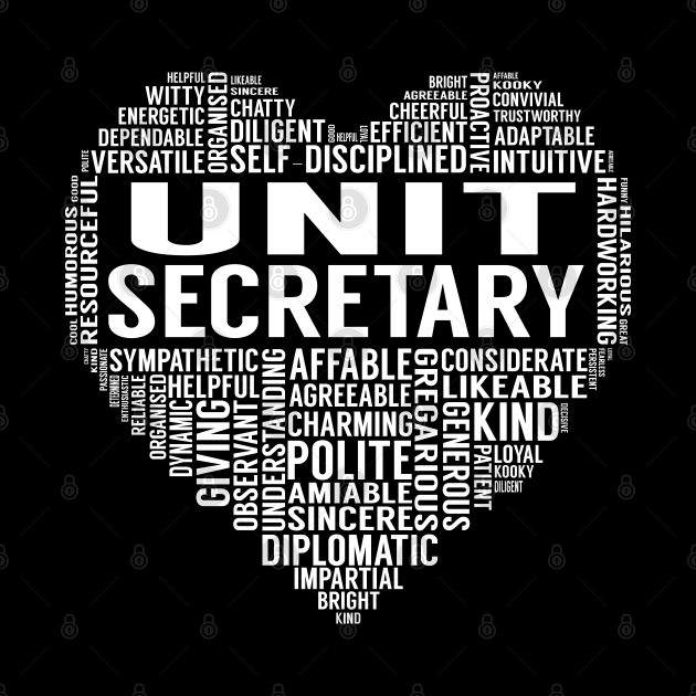 Unit Secretary Heart by LotusTee