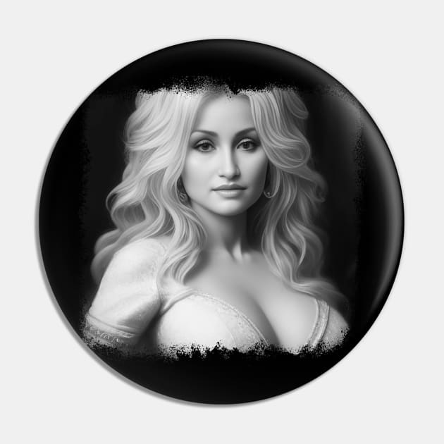 Dolly Parton Cute Pin by Classic Cassette
