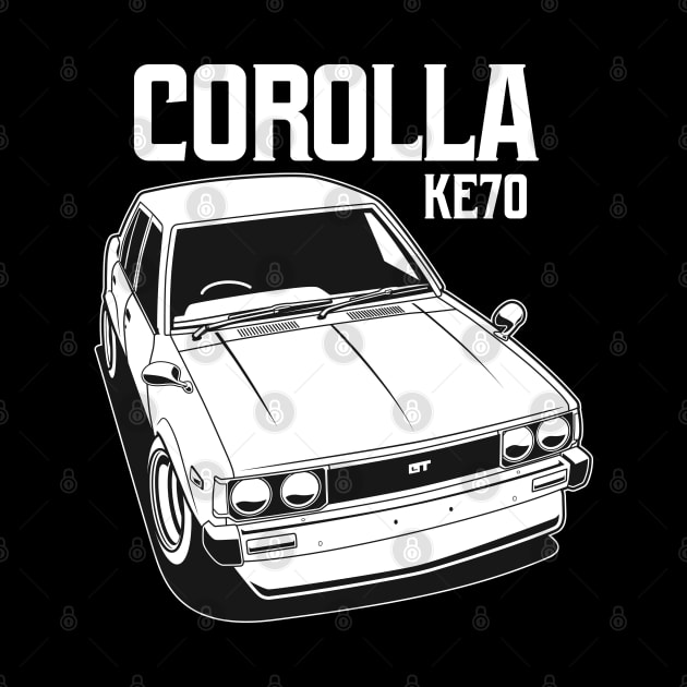 Corolla KE70 Monochrome by squealtires