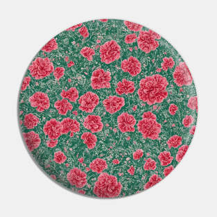 Refined Carnation Elegance Pattern Pin