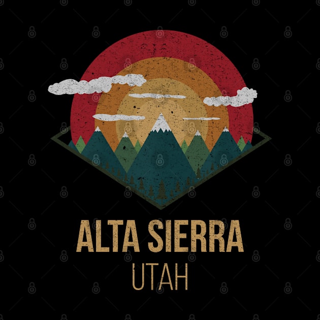 Snowboard Alta Sierra Utah USA Ski Winter Gift by MrTeee