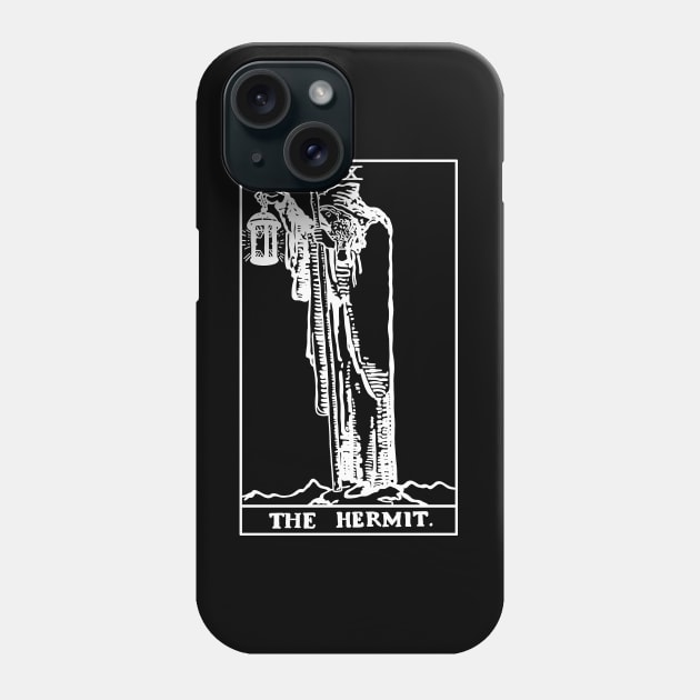 Tarot card The Hermit Phone Case by valentinahramov