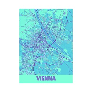 Vienna - Austria Galaxy City Map T-Shirt