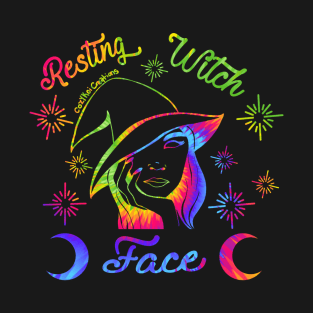 Resting Witch Face - Tie-dye T-Shirt