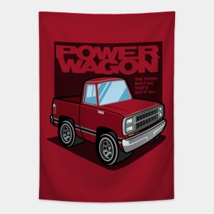 Impact Red - Power Wagon (1980) Tapestry