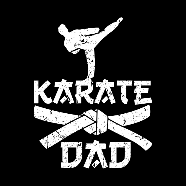 Karate Dad Fathers Day Men Martial Arts by Humbas Fun Shirts