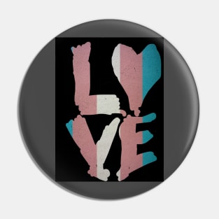 Trans love Pin