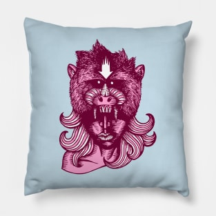 Baboon Babe Pillow