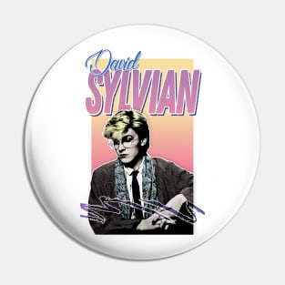 David Sylvian 80s Aesthetic Fan-art Design Pin