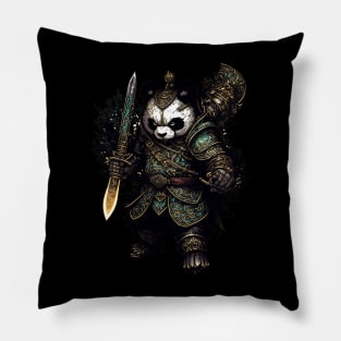 Panda Ancient Warrior Pillow