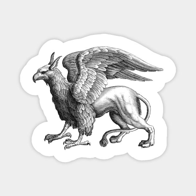 Griffin Magnet by KhalidArt