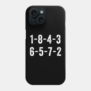 1-8-4-3-6-5-7-2 - Funny Firing Order Phone Case