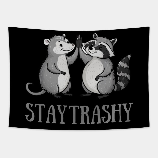 STAY TRASHY Tapestry by AnimeVision