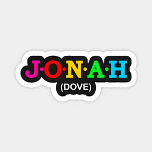 Jonah - Dove. Magnet