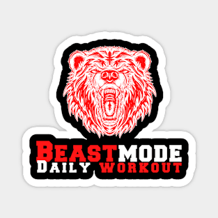 Daily Workout - Bodybuilding und Fitness - Gym Magnet