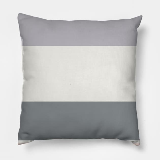 A marvelous package of Very Light Pink, Philippine Gray, Silver and Lotion Pink stripes. Pillow by Sociable Stripes