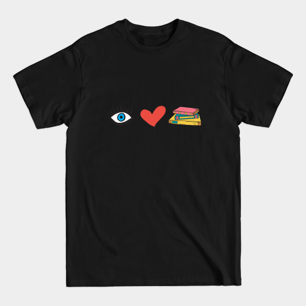 Discover I Love Books - Books - T-Shirt