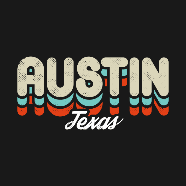 Retro Austin Texas by rojakdesigns