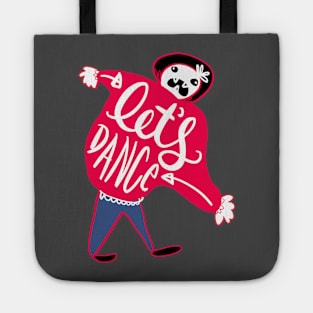Let's Dance Party Monster: Funny Socially Awkward Creature Tote