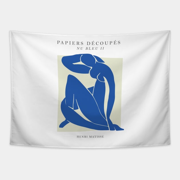 Henri Matisse - Cut-outs #6 Tapestry by GoodMoreInc