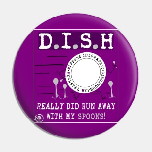 D.I.S.H ran away with my spoons Pin