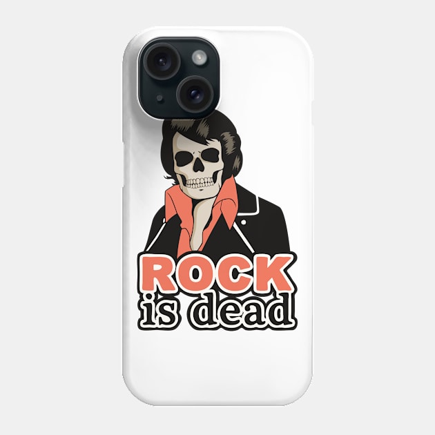 Rock is dead Phone Case by Louis16art