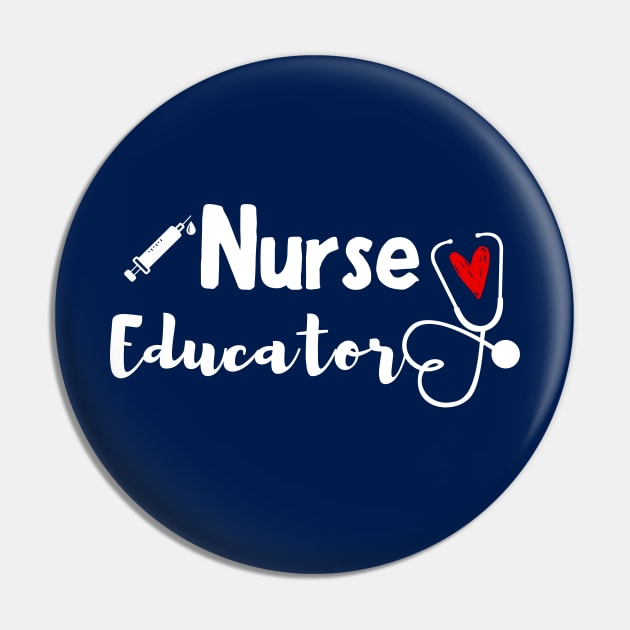 Medical Nurse - Nurse Educator Pin by JunThara