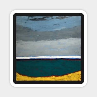 abstract seascape Magnet