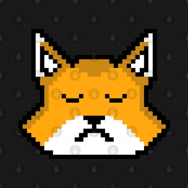 SAD FOX PIXEL ART by ARTAISM by Artaism Studio