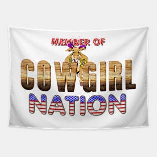 Member of Cowgirl Nation Tapestry