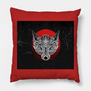 Night wolves Pillow