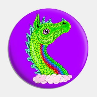 Green Air Dragon Pin