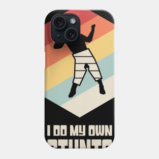 Stunts - Get Well Gift Fractured Broken Hip Bone Phone Case