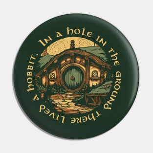 In a hole in the ground there lived a hobbit. Pin