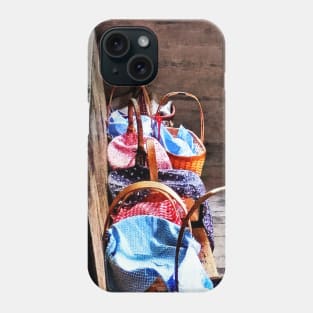 Teachers - Lunch Baskets in One Room Schoolhouse Phone Case