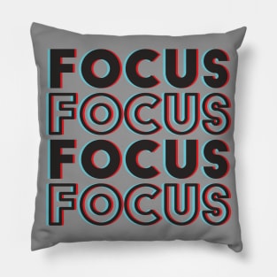 Focus Glitch 3 Pillow