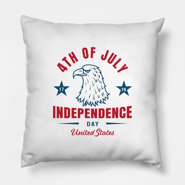 july 4th Pillow by Mdath