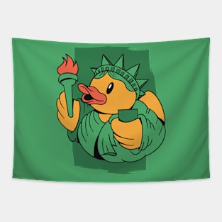 Statue of Liberty Rubber Ducky Tapestry