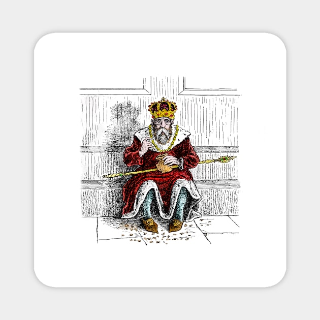 King Canute Can Nut Magnet by PictureNZ