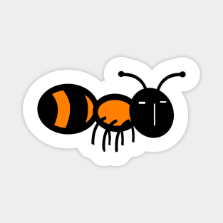 ant black and orang Magnet