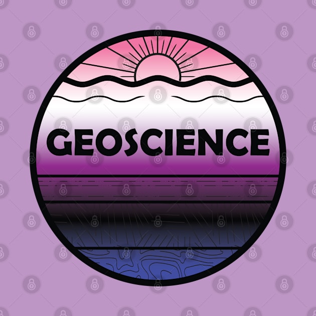 Genderfluid Pride Geoscience Cross Section by Gottalottarocks