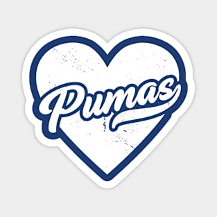 Vintage Pumas School Spirit // High School Football Mascot // Go Pumas Magnet