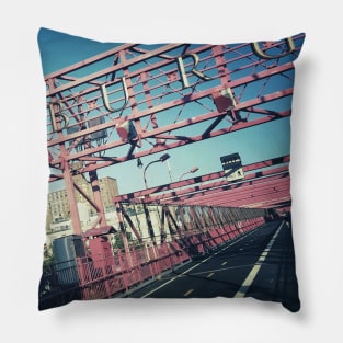 Williamsburg Bridge Pillow