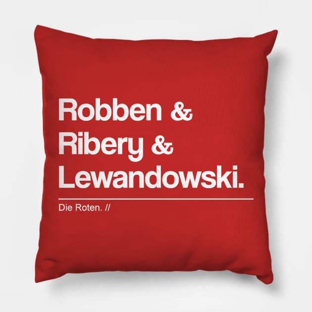 The Legends of Die Roten II Pillow by MUVE