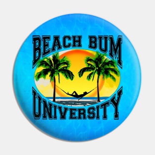 Beach Bum University Pin