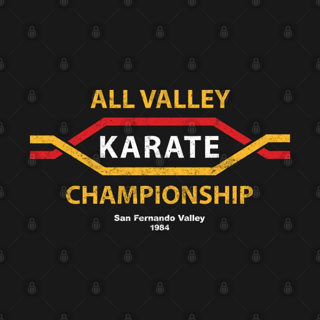 All Valley Karate Championship 1984 - vintage logo by BodinStreet