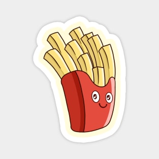 Cute French Fries Magnet