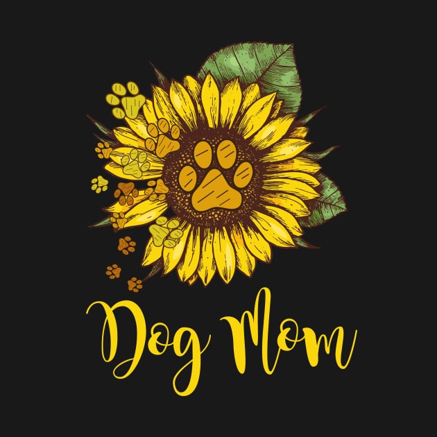 SUNFLOWER DOG MOM by gotravele store