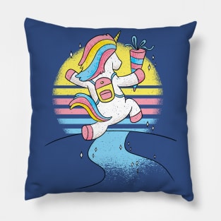 Happy Unicorn Pillow